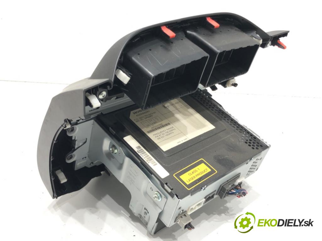 HONDA JAZZ III (GE_, GG_, GP_, ZA_) 2007 - 2022    1.2 (GG1) 66 kW [90 KM] benzyna 2008 - 2022  RADIO 39101-TF0-G212-M1 (Audio zariadenie)