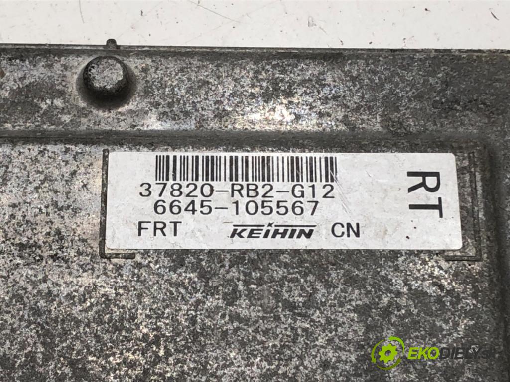 HONDA JAZZ III (GE_, GG_, GP_, ZA_) 2007 - 2022    1.2 (GG1) 66 kW [90 KM] benzyna 2008 - 2022  riadiaca jednotka Motor 37820-RB2-G12 (Riadiaca jednotka)