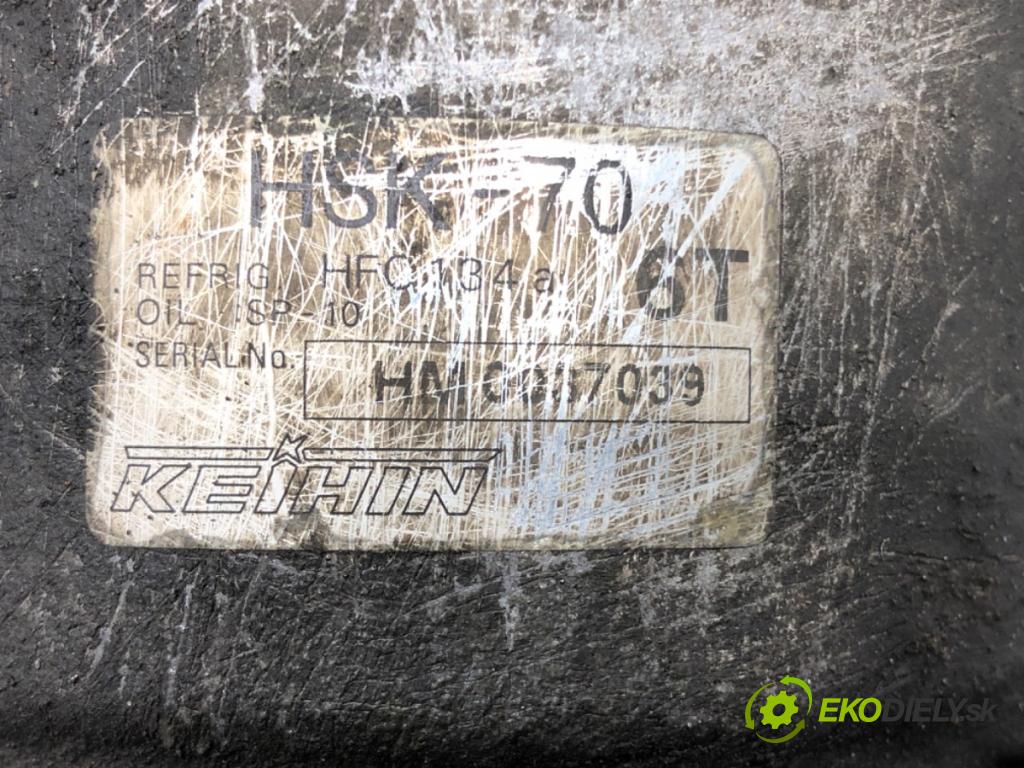 HONDA JAZZ III (GE_, GG_, GP_, ZA_) 2007 - 2022    1.2 (GG1) 66 kW [90 KM] benzyna 2008 - 2022  Kompresor klimatizácie  (Kompresor klimatizácie)