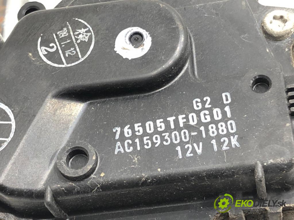 HONDA JAZZ III (GE_, GG_, GP_, ZA_) 2007 - 2022    1.2 (GG1) 66 kW [90 KM] benzyna 2008 - 2022  Mechanizmus stieračov predný 159300-1880 (Motorček stieračov predný)