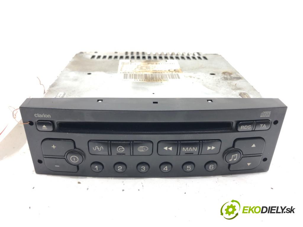 PEUGEOT 807 (EB_) 2002 - 2022    2.2 116 kW [158 KM] benzyna 2002 - 2022  RADIO 96488012XT (Audio zariadenie)