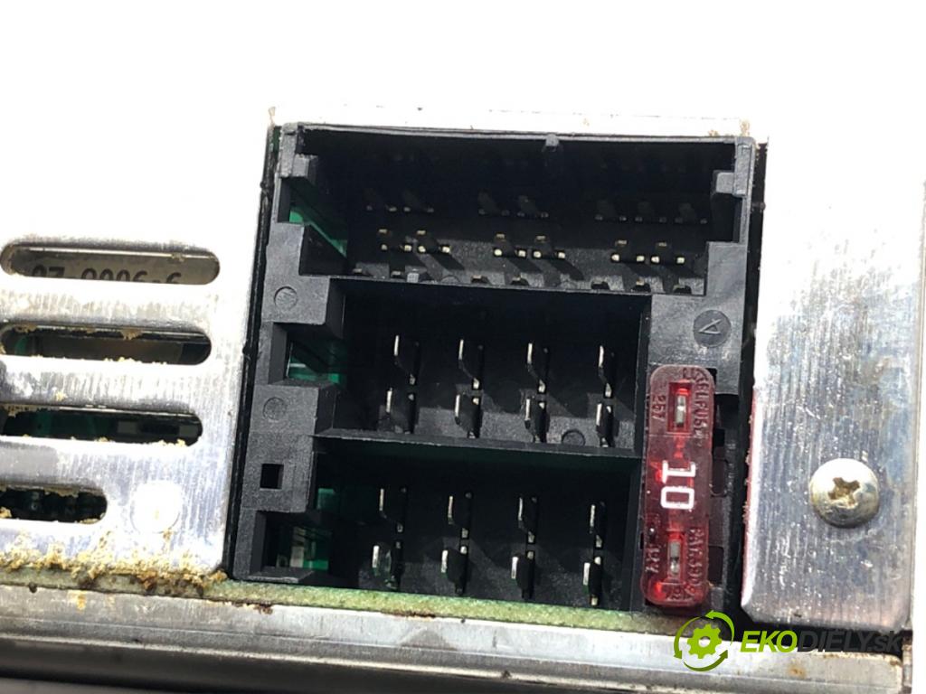 PEUGEOT 807 (EB_) 2002 - 2022    2.2 116 kW [158 KM] benzyna 2002 - 2022  RADIO 96488012XT (Audio zariadenie)