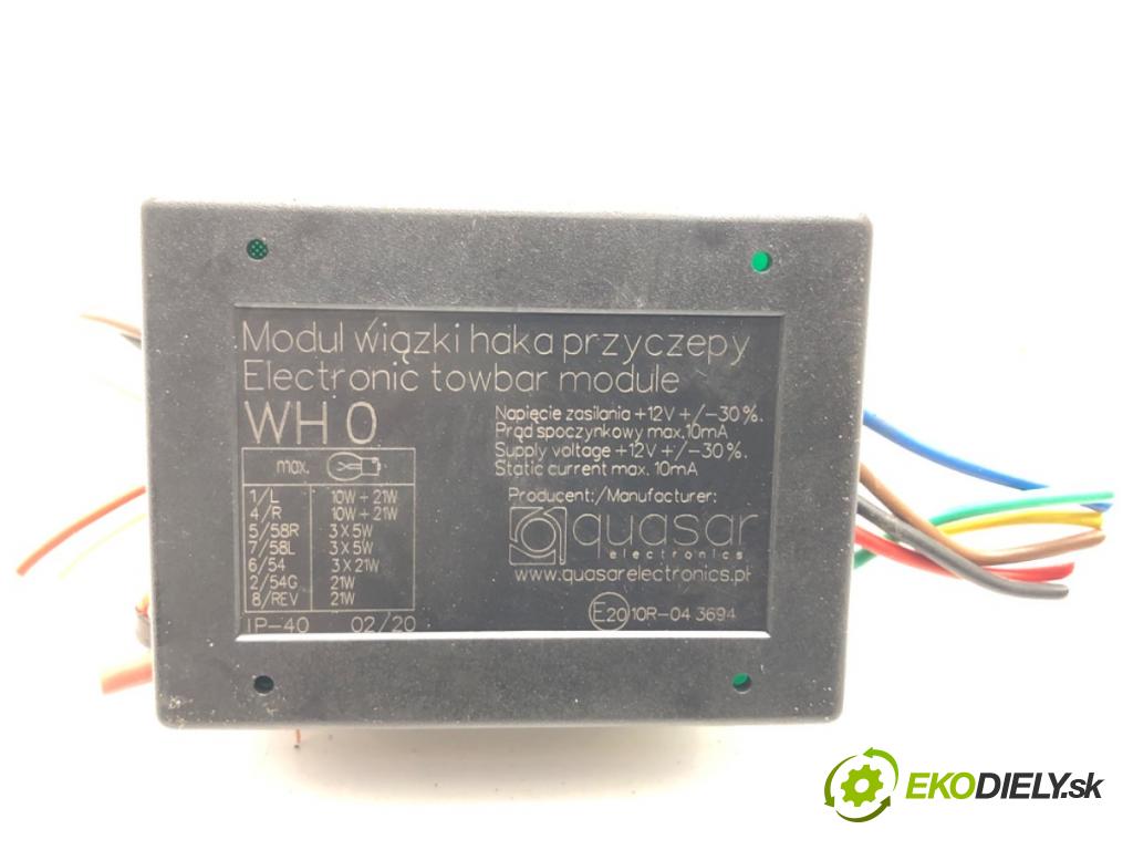 PEUGEOT 807 nadwozie wielkoprzestrzenne (MPV) 2003 116 kW 2.2 2230 Modul ťažného oka (Riadiaca jednotka ostatné)