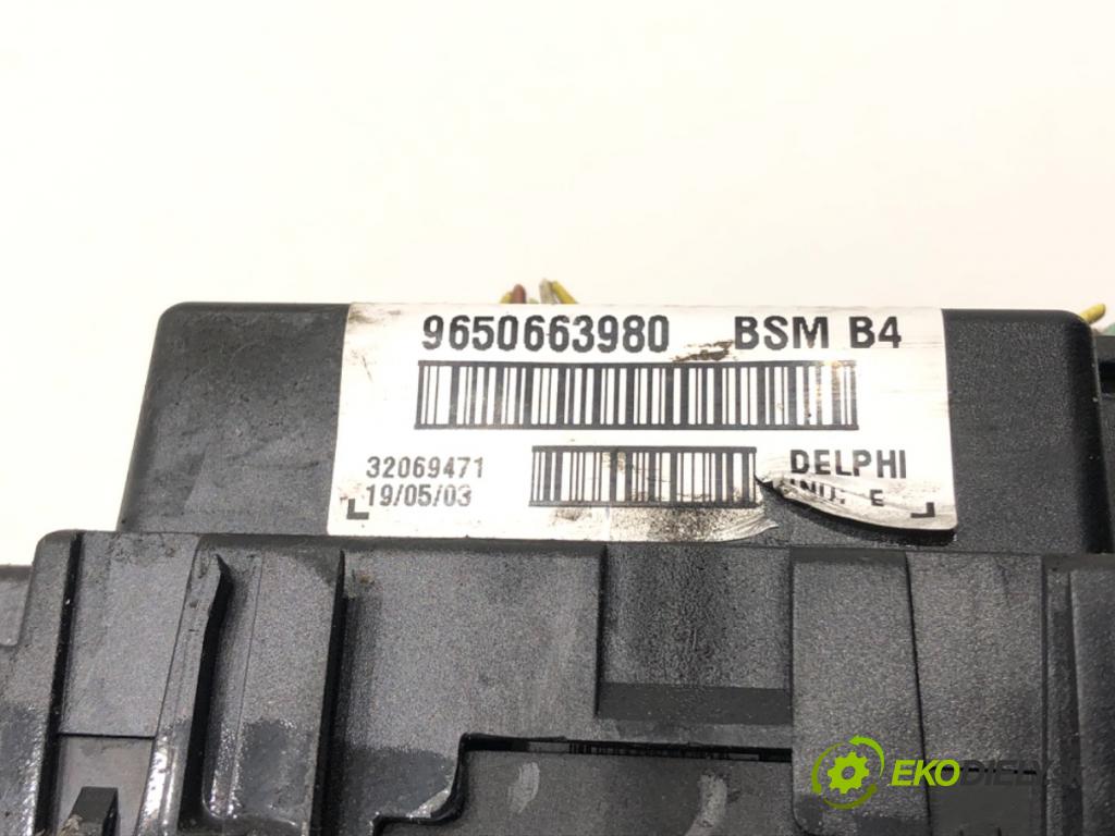 PEUGEOT 807 (EB_) 2002 - 2022    2.2 116 kW [158 KM] benzyna 2002 - 2022  Modul BSM 9650663980 (Riadiaca jednotka ostatné)
