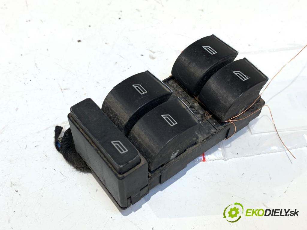 AUDI A4 B6 (8E2) 2000 - 2005    2.5 TDI quattro 132 kW [180 KM] olej napędowy 2000 - 2004  Prepínač okien 8Z0959851 (Prepínacie páčky pod volantom)