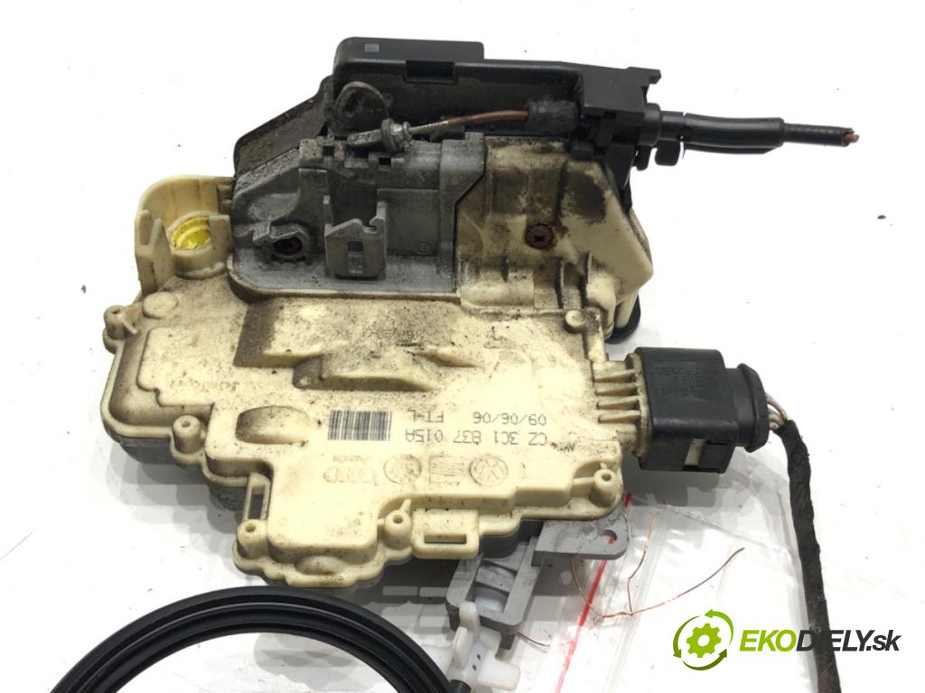 VW PASSAT B6 Variant (3C5) 2005 - 2011    2.0 TDI 103 kW [140 KM] olej napędowy 2005 - 2009  zámok dveře levý přední část 3C1837015A