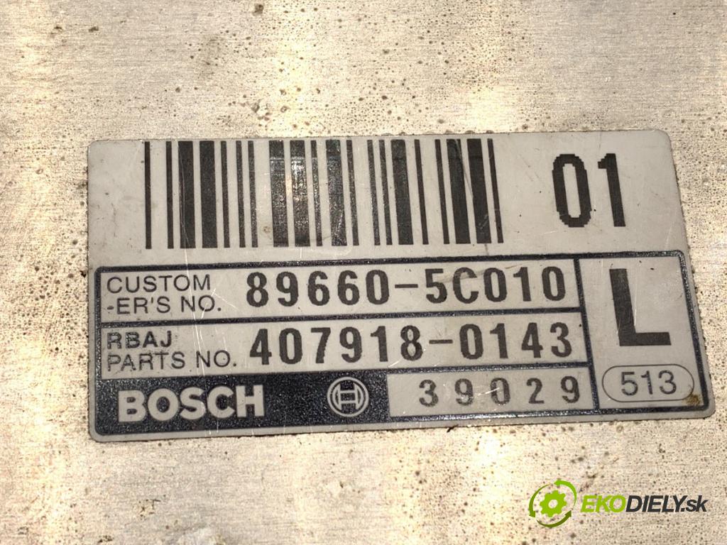 TOYOTA YARIS (_P1_) 1999 - 2005    1.4 D-4D (NLP10_) 55 kW [75 KM] olej napędowy 2001 - 2005  riadiaca jednotka Motor 89661-52890 (Riadiaca jednotka)