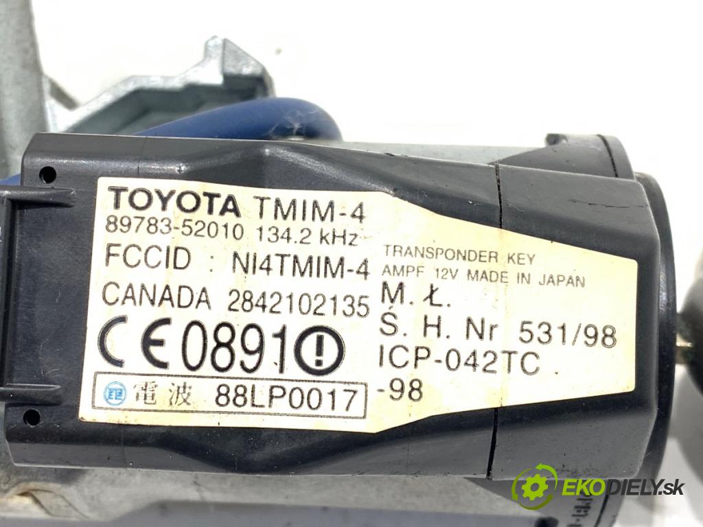TOYOTA YARIS (_P1_) 1999 - 2005    1.4 D-4D (NLP10_) 55 kW [75 KM] olej napędowy 2001 - 2005  spinačka 89783-52010 (Spínacia skrinka)
