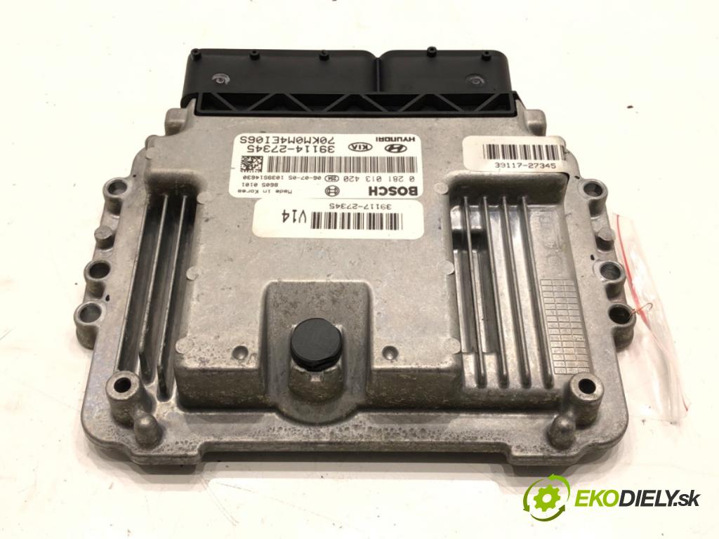 KIA SPORTAGE II (JE_, KM) 2004 - 2022    2.0 CRDi 103 kW [140 KM] olej napędowy 2006 - 2022  riadiaca jednotka Motor 39114-27345 0281013420 (Riadiaca jednotka)