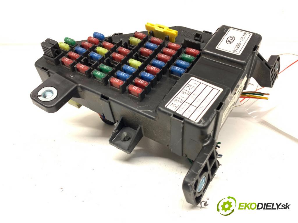 KIA SPORTAGE II (JE_, KM) 2004 - 2022    2.0 CRDi 103 kW [140 KM] olej napędowy 2006 - 2022  skříňka poistková 91950-1F510 (Pojistkové skříňky)