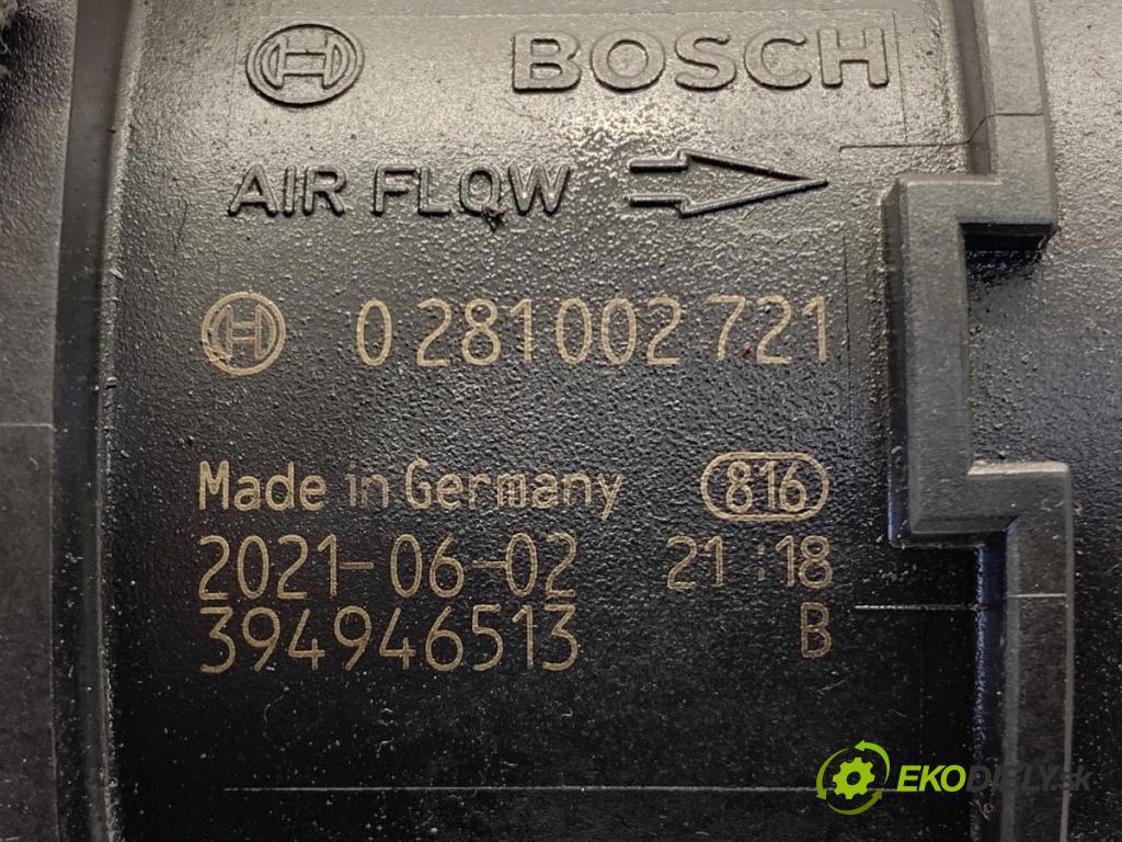 KIA SPORTAGE II (JE_, KM) 2004 - 2022    2.0 CRDi 103 kW [140 KM] olej napędowy 2006 - 2022  Váha vzduchu 0281002721 (Váha vzduchu)