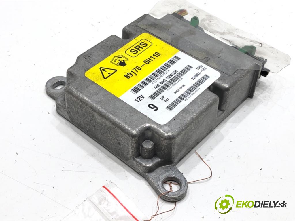 TOYOTA AYGO (_B4_) 2014 - 2022    1.0 (KGB40) 51 kW [69 KM] benzyna 2014 - 2022  senzor airbag 89170-0H110 (Snímač)