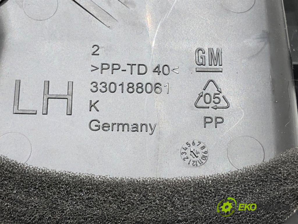 OPEL ZAFIRA TOURER C (P12) 2011 - 2022    2.0 CDTi (75) 121 kW [165 KM] olej napędowy 2011 - 2022  Mriežky kúrenia stredna 13427379 (Mriežka kúrenia (fukár))