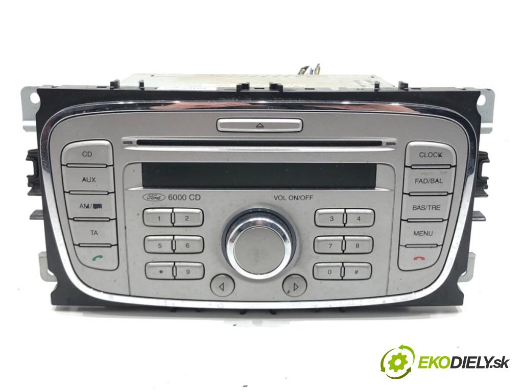 FORD FOCUS II Turnier (DA_, FFS, DS) 2004 - 2012    1.6 74 kW [100 KM] benzyna 2004 - 2011  RADIO 8M5T-18C815-AB (Audio zariadenie)