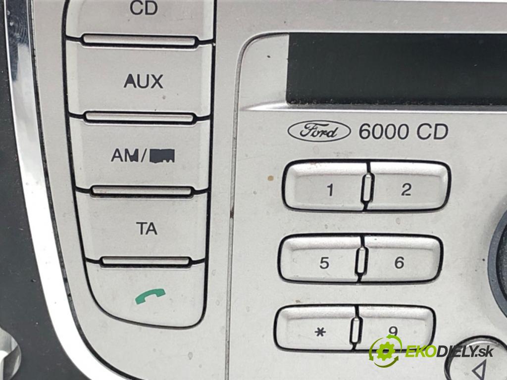 FORD FOCUS II Turnier (DA_, FFS, DS) 2004 - 2012    1.6 74 kW [100 KM] benzyna 2004 - 2011  RADIO 8M5T-18C815-AB (Audio zariadenie)