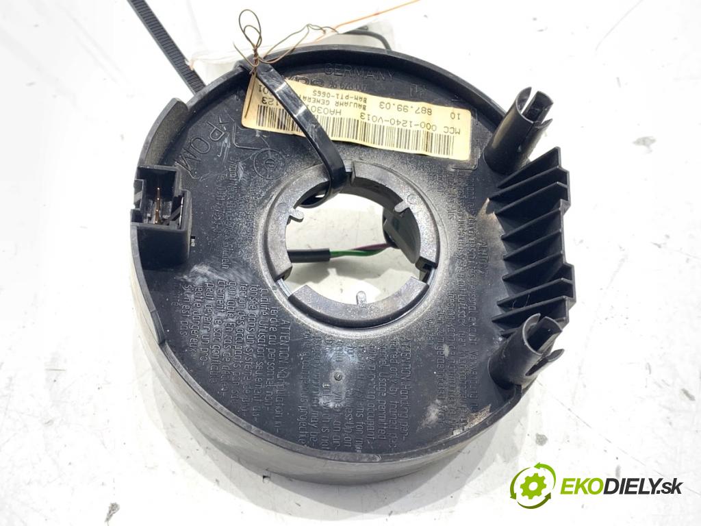 SMART FORTWO coupe (450) 2004 - 2007    0.6 (450.332) 45 kW [61 KM] benzyna 2004 - 2007  Krúžok, slimák airbag 000-1240-V013 (Airbag)