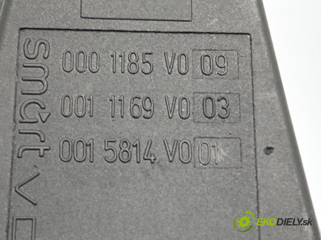 SMART FORTWO coupe (450) 2004 - 2007    0.6 (450.332) 45 kW [61 KM] benzyna 2004 - 2007  Prepínač kombinovaný 0015814 (Prepínacie páčky pod volantom)