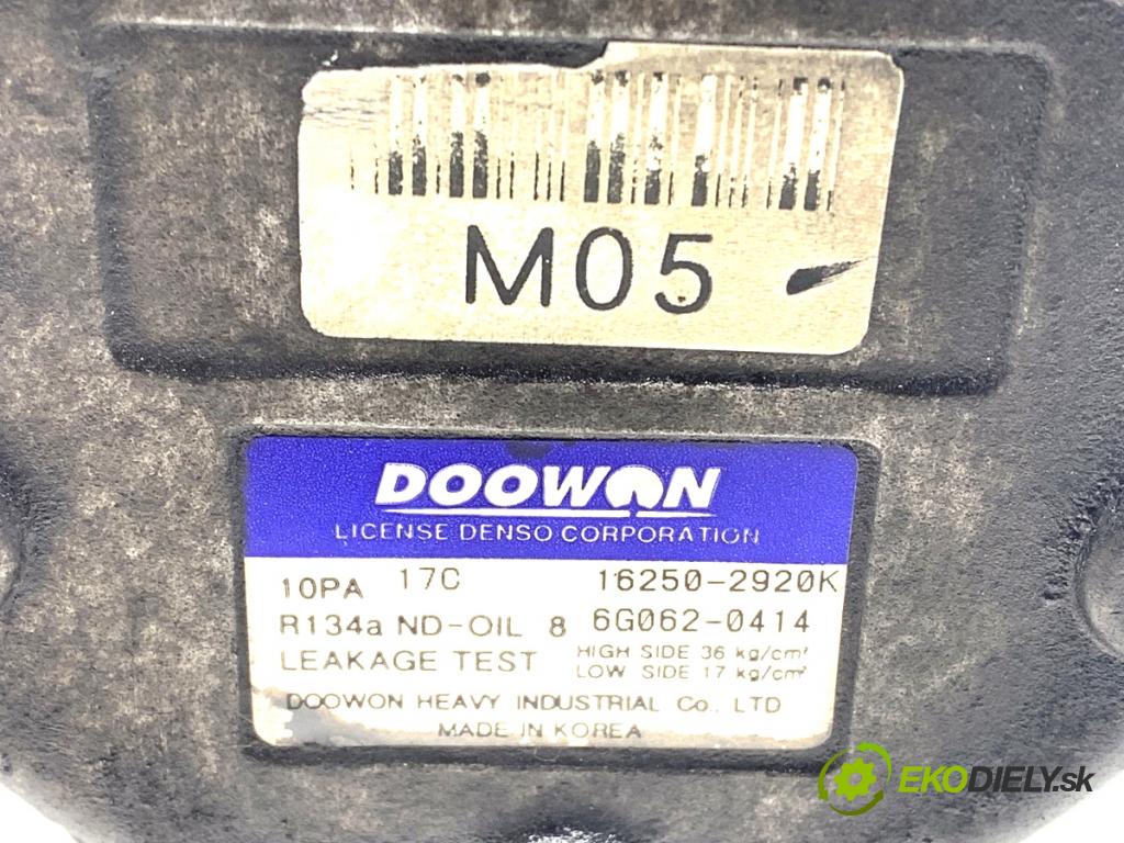 KIA SPORTAGE II (JE_, KM) 2004 - 2022    2.0 CRDi 103 kW [140 KM] olej napędowy 2006 - 2022  Kompresor klimatizácie 16250-2920K (Kompresor klimatizácie)