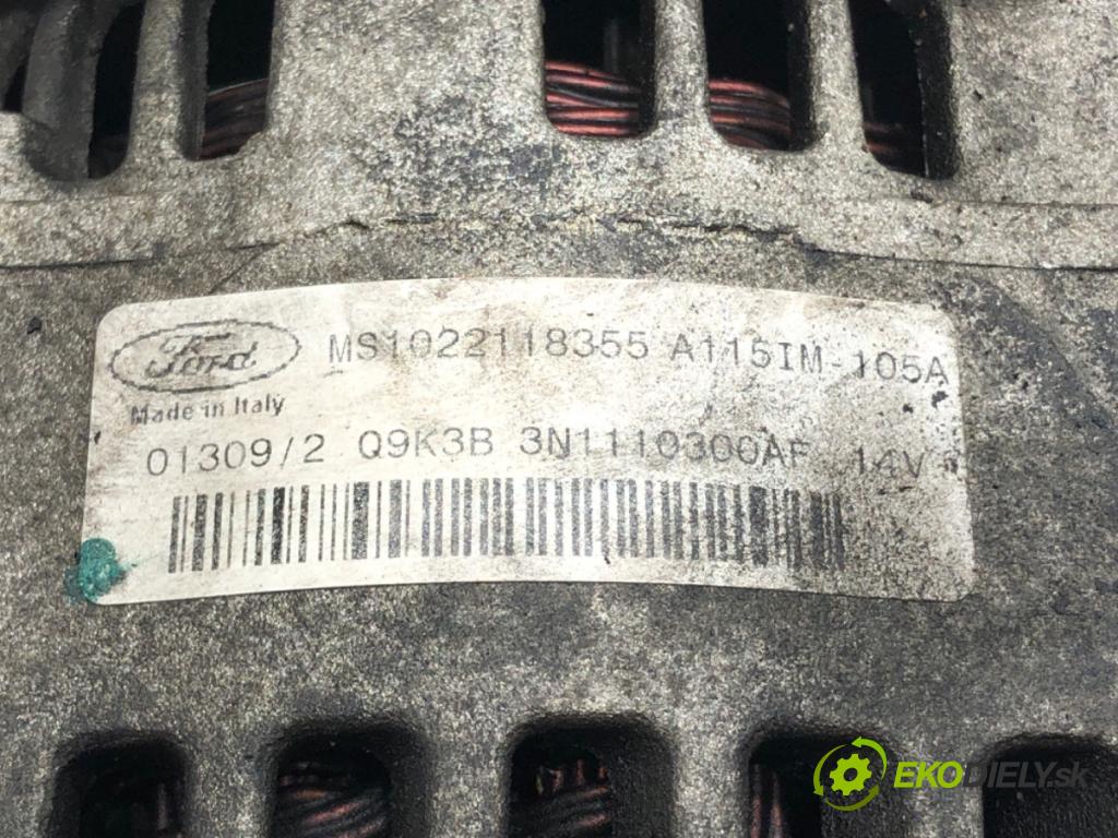 FORD FOCUS II Turnier (DA_, FFS, DS) 2004 - 2012    1.6 74 kW [100 KM] benzyna 2004 - 2011  Alternátor Q9K3B-3N1110300AF (Alternátor)
