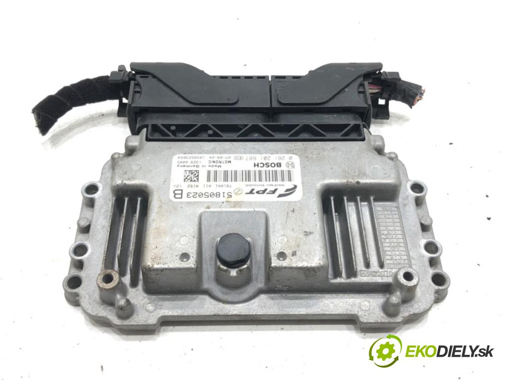 FIAT BRAVO II (198_) 2006 - 2022    1.4 T-Jet (198AXF1B) 110 kW [150 KM] benzyna 2007 - 2014  riadiaca jednotka Motor 51805023 0261201687 (Riadiaca jednotka)
