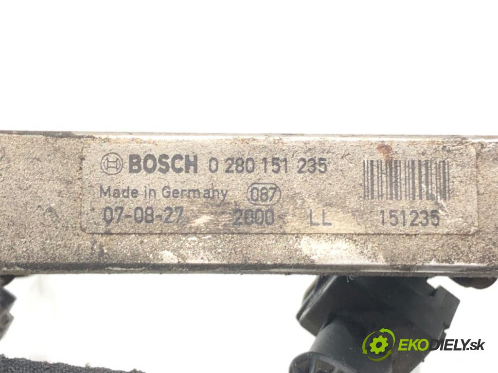 FIAT BRAVO II (198_) 2006 - 2022    1.4 T-Jet (198AXF1B) 110 kW [150 KM] benzyna 2007 - 2014  Lišta vstrekovacia 0280151235 (Vstrekovacia lišta)