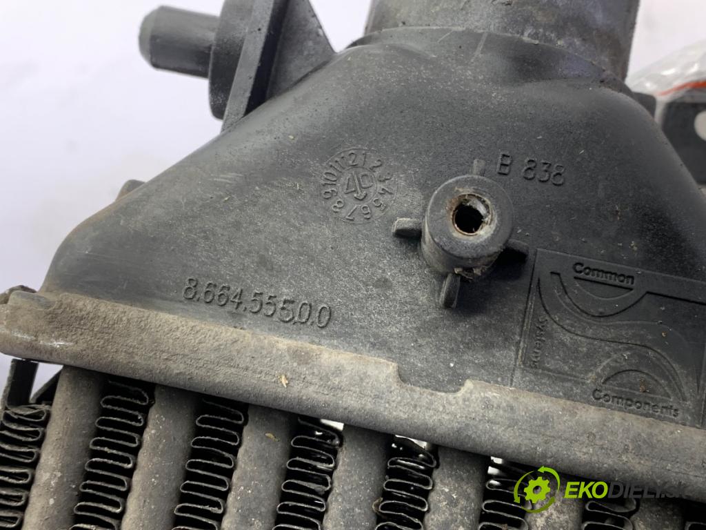 FIAT BRAVO II (198_) 2006 - 2022    1.4 T-Jet (198AXF1B) 110 kW [150 KM] benzyna 2007 - 2014  intercooler 866455500 (Chladiče nasávaného vzduchu (intercoolery))