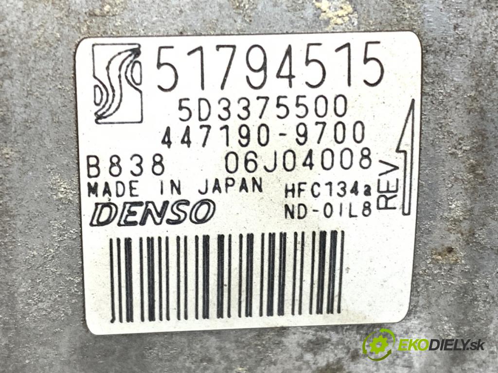 FIAT BRAVO II (198_) 2006 - 2022    1.4 T-Jet (198AXF1B) 110 kW [150 KM] benzyna 2007 - 2014  Kompresor klimatizácie 51794515 (Kompresor klimatizácie)