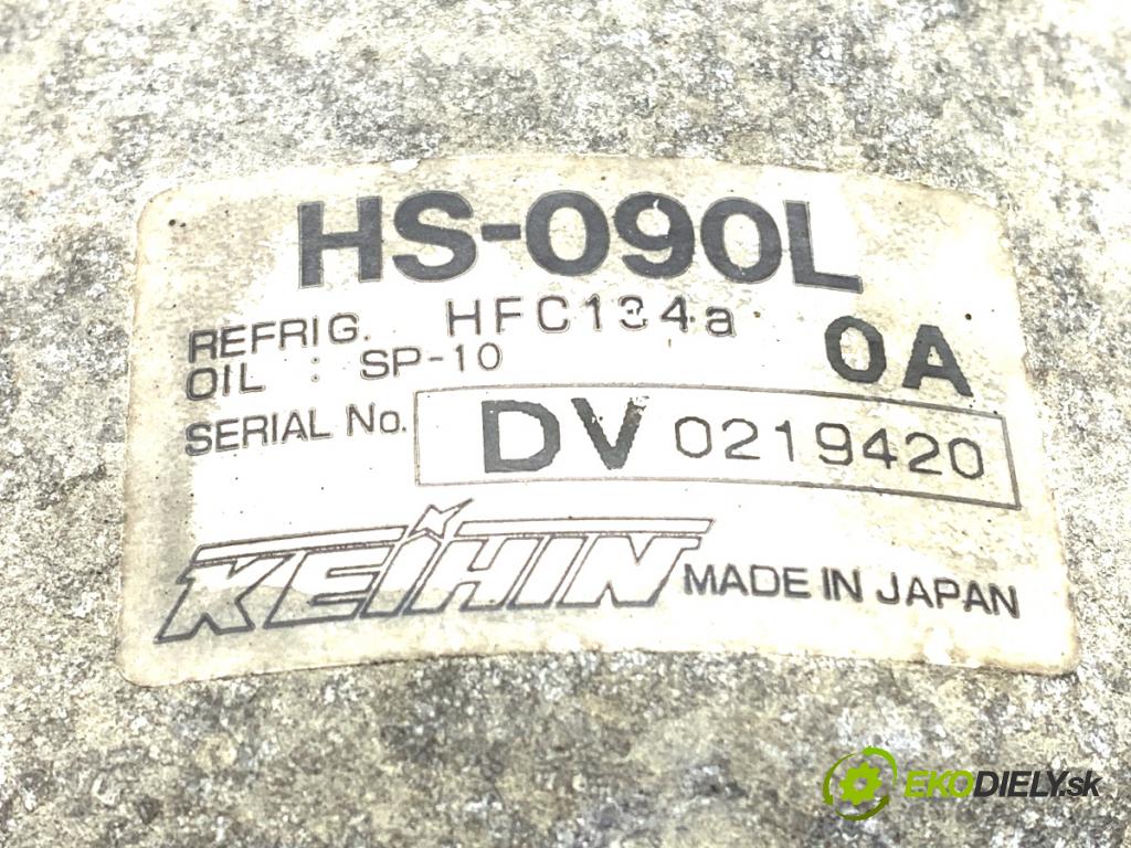 HONDA CR-V I (RD) 1995 - 2002    2.0 16V 4WD (RD1, RD3) 108 kW [147 KM] benzyna 1999 - 2002  Kompresor klimatizácie HS-090L (Kompresor klimatizácie)