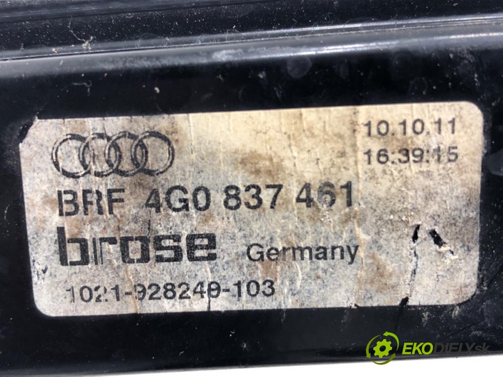 AUDI A6 C7 (4G2, 4GC) 2010 - 2018    3.0 TDI quattro 180 kW [245 KM] olej napędowy 2011 - 2018  mechanismus okna levý přední část 4GO837461