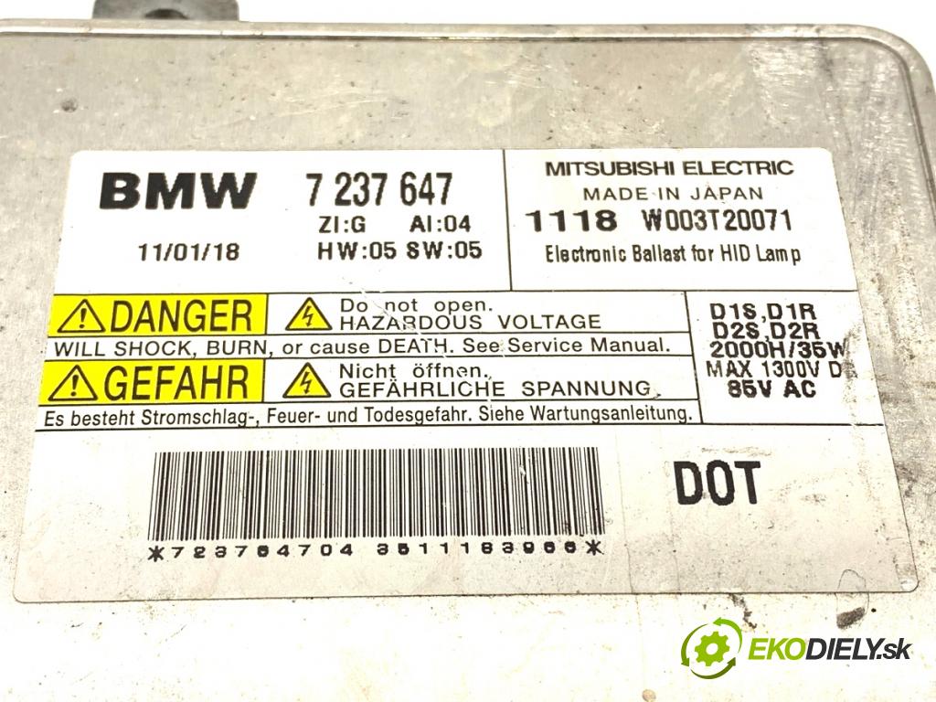 BMW 5 Touring (F11) 2009 - 2017    520 d 135 kW [184 KM] olej napędowy 2010 - 2014  Menič XENON 7237647 (Riadiaca jednotka xenónu)