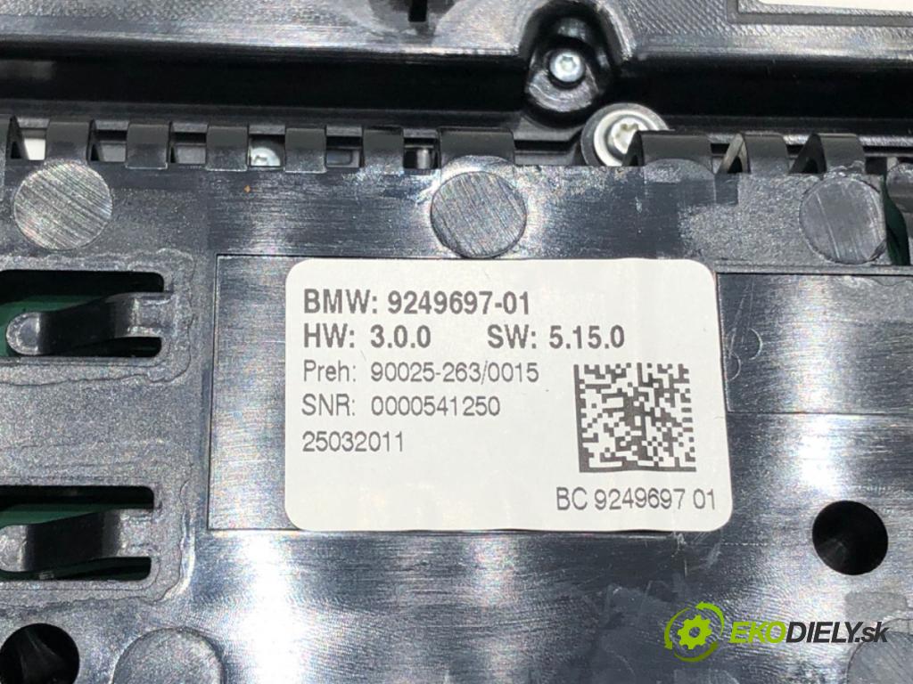 BMW 5 Touring (F11) 2009 - 2017    520 d 135 kW [184 KM] olej napędowy 2010 - 2014  Panel ovládania kúrenia 9249697 (Prepínacie páčky pod volantom)