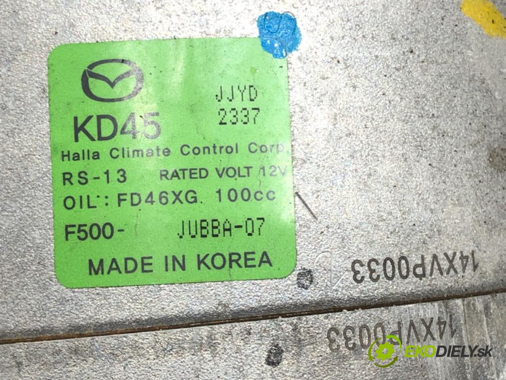 MAZDA 3 (BM, BN) 2013 - 2022    2.0 88 kW [120 KM] benzyna 2013 - 2022  Kompresor klimatizácie F500-JUBBA-07 (Kompresor klimatizácie)