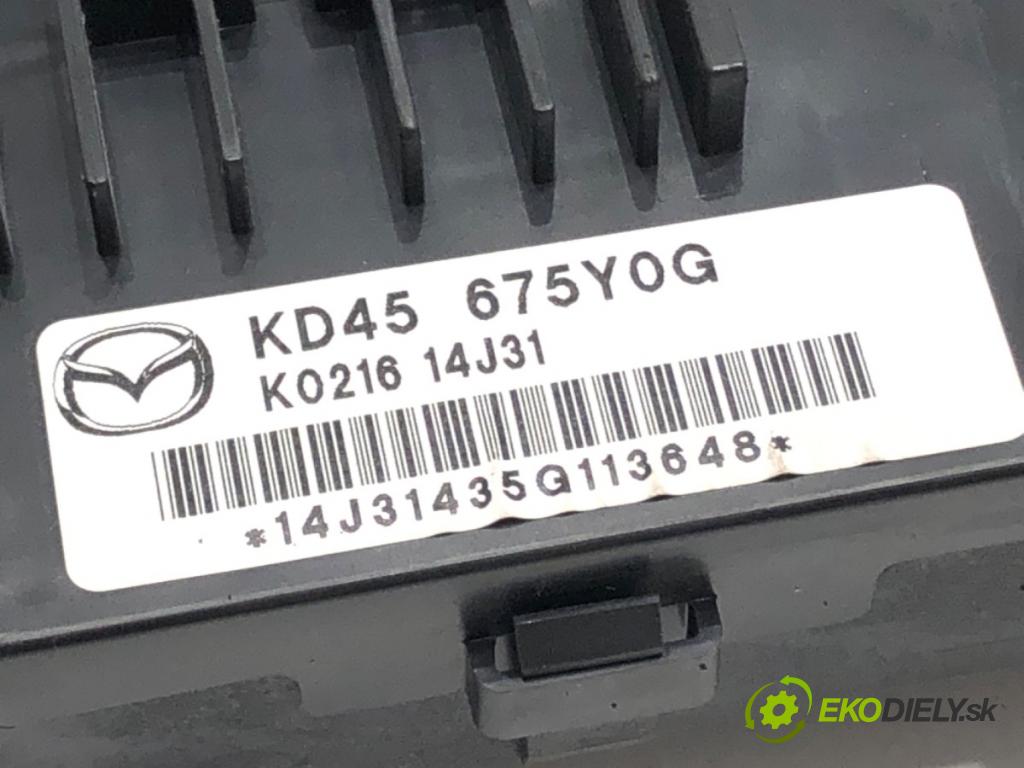 MAZDA 3 (BM, BN) 2013 - 2022    2.0 88 kW [120 KM] benzyna 2013 - 2022  Modul komfortu KD45675Y0G (Modul komfortu)