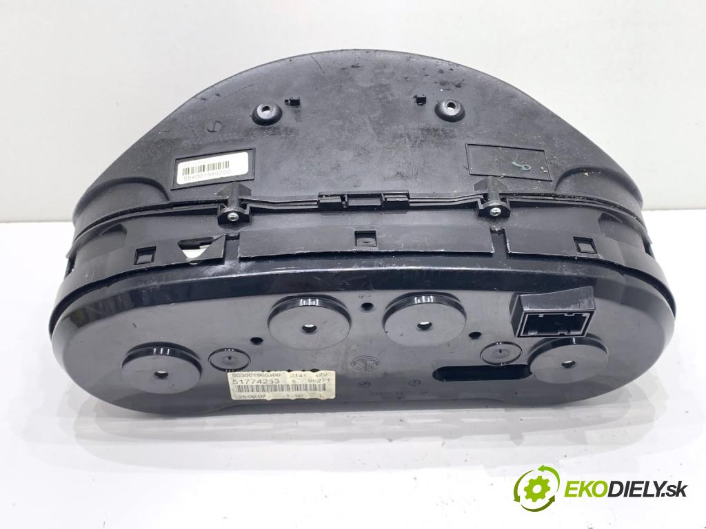 FIAT BRAVO II (198_) 2006 - 2022    1.4 T-Jet (198AXF1B) 110 kW [150 KM] benzyna 2007 - 2014  Prístrojovka 51774253 (Prístrojová doska, displej)