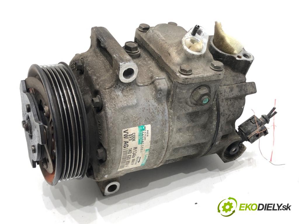 VW PASSAT B6 Variant (3C5) 2005 - 2011    1.9 TDI 77 kW [105 KM] olej napędowy 2005 - 2010  Kompresor klimatizácie 1K0820859F (Kompresor klimatizácie)