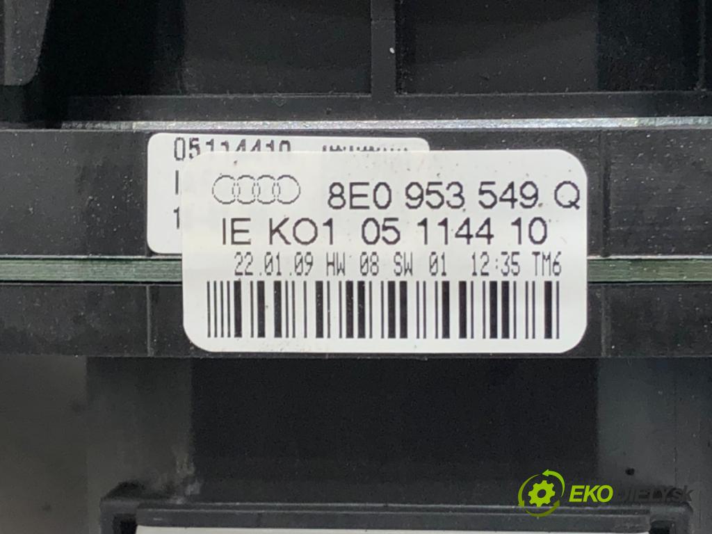 SEAT EXEO (3R2) 2008 - 2013    2.0 TDI 105 kW [143 KM] olej napędowy 2008 - 2013  Prepínač kombinovaný 8E0953549Q (Prepínacie páčky pod volantom)