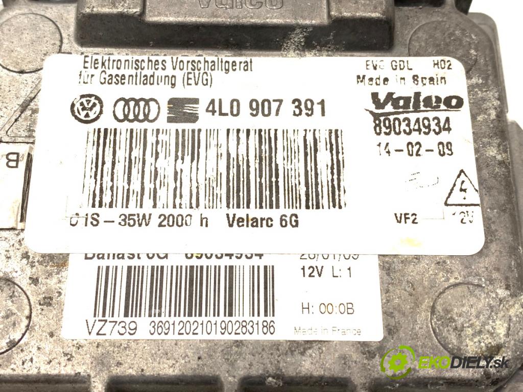 SEAT EXEO (3R2) 2008 - 2013    2.0 TDI 105 kW [143 KM] olej napędowy 2008 - 2013  Menič XENON 4L0907391 (Riadiaca jednotka xenónu)