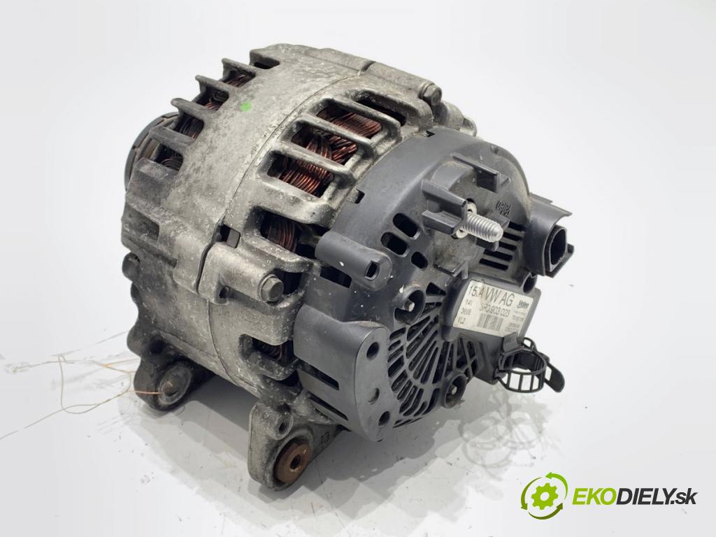 SEAT EXEO (3R2) 2008 - 2013    2.0 TDI 105 kW [143 KM] olej napędowy 2008 - 2013  Alternátor 3R0903023 (Alternátor)