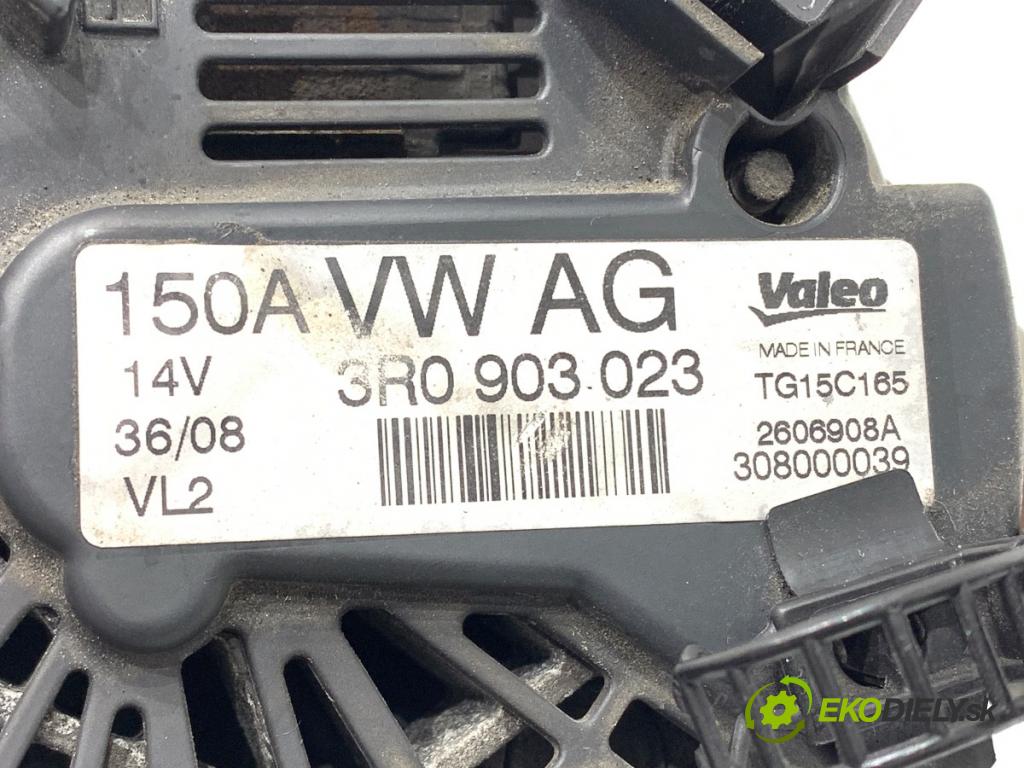 SEAT EXEO (3R2) 2008 - 2013    2.0 TDI 105 kW [143 KM] olej napędowy 2008 - 2013  Alternátor 3R0903023 (Alternátor)