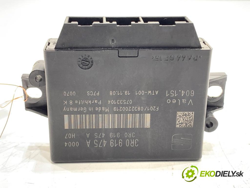 SEAT EXEO (3R2) 2008 - 2013    2.0 TDI 105 kW [143 KM] olej napędowy 2008 - 2013  Modul PDC 3R0919475A (Riadiaca jednotka ostatné)