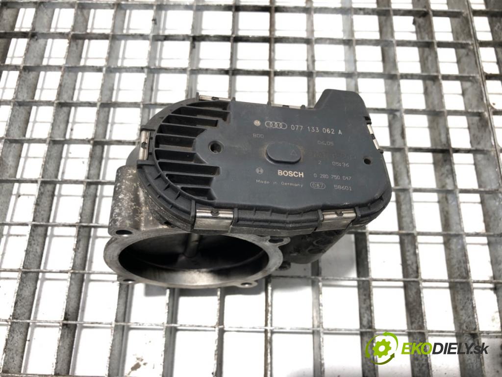 AUDI A6 C6 (4F2) 2004 - 2011    4.2 quattro 246 kW [335 KM] benzyna 2004 - 2006  Škrtiaca klapka 077133062A (Škrtiaca klapka)