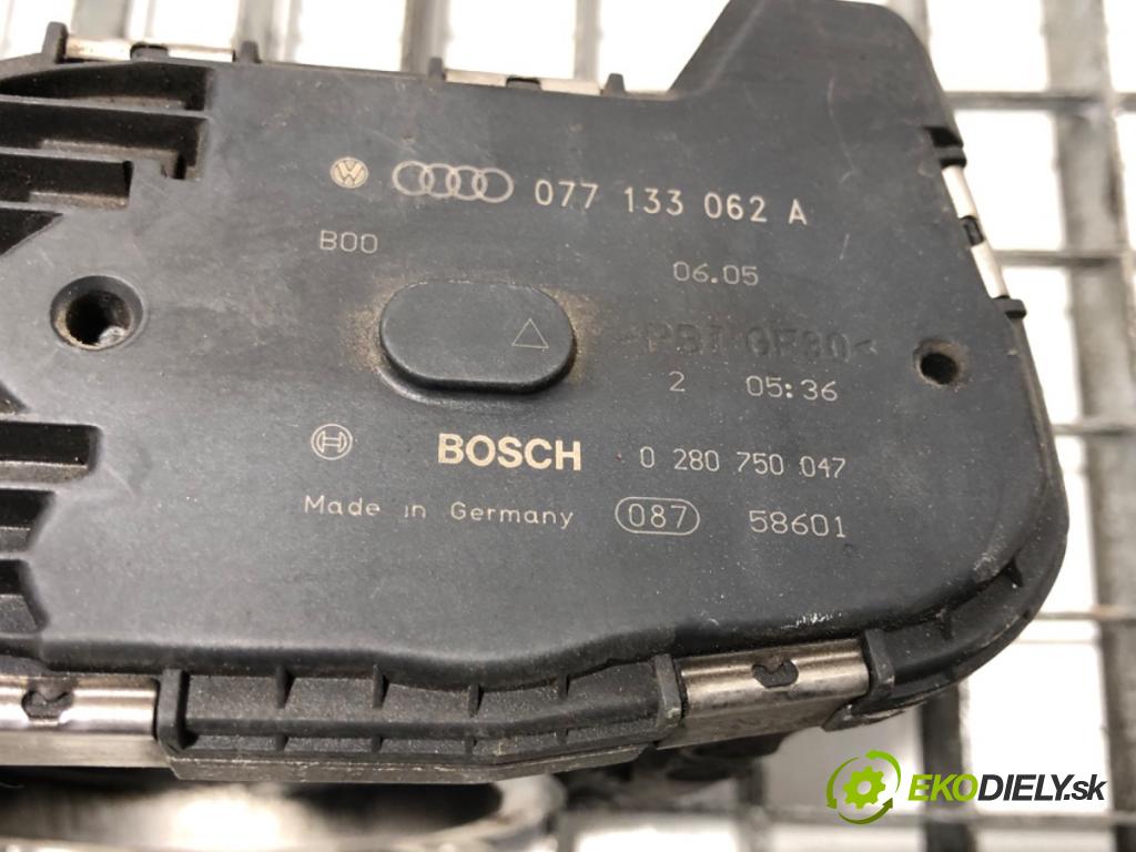 AUDI A6 C6 (4F2) 2004 - 2011    4.2 quattro 246 kW [335 KM] benzyna 2004 - 2006  Škrtiaca klapka 077133062A (Škrtiaca klapka)