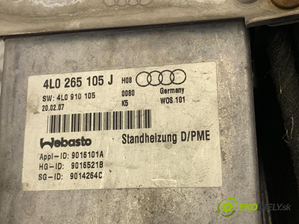 AUDI Q7 (4LB) 2006 - 2016    4.2 TDI quattro 240 kW [326 KM] olej napędowy 2007 - 2009  Webasto 4L0265105J (Webasto ohřívače)