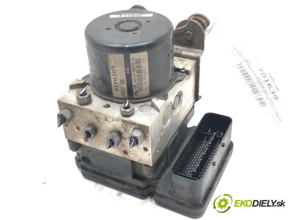 AUDI Q7 (4LB) 2006 - 2016    4.2 TDI quattro 240 kW [326 KM] olej napędowy 2007 - 2009  Pumpa ABS 4L0614517D (Pumpa ABS)