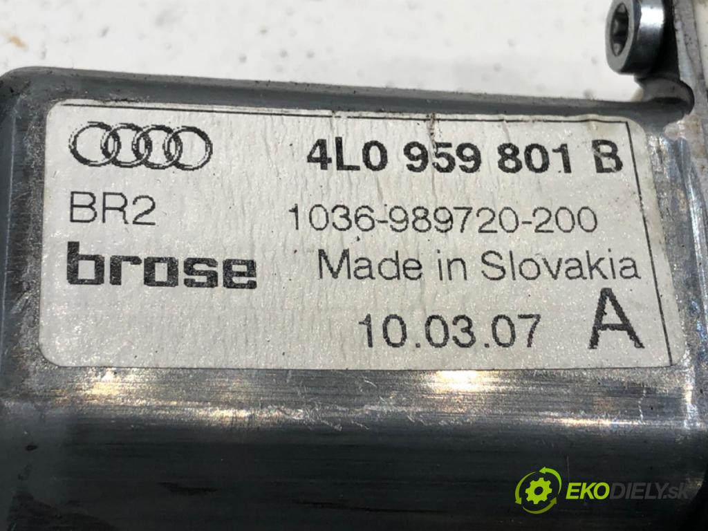 AUDI Q7 (4LB) 2006 - 2016    4.2 TDI quattro 240 kW [326 KM] olej napędowy 2007 - 2009  mechanismus okna levý přední část 4L0959801B