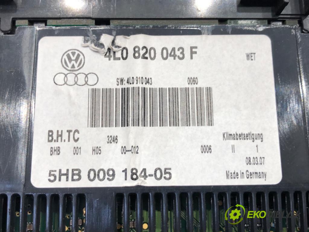 AUDI Q7 (4LB) 2006 - 2016    4.2 TDI quattro 240 kW [326 KM] olej napędowy 2007 - 2009  Panel ovládania kúrenia 4L0820043F (Prepínacie páčky pod volantom)
