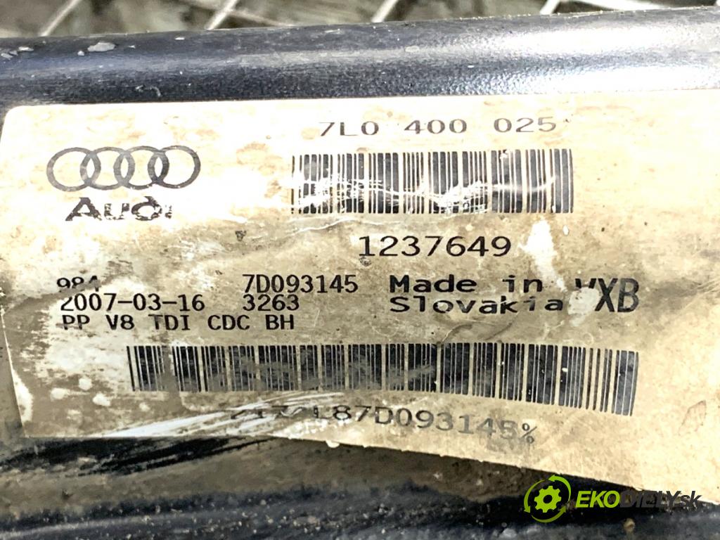 AUDI Q7 (4LB) 2006 - 2016    4.2 TDI quattro 240 kW [326 KM] olej napędowy 2007 - 2009  výztuha pod motor 7L0400025 (Výztuhy přední)