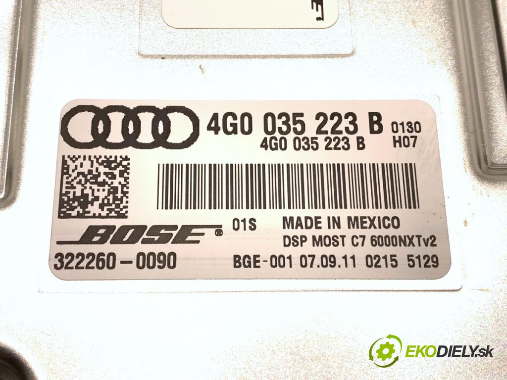 AUDI A6 C7 (4G2, 4GC) 2010 - 2018    3.0 TDI quattro 180 kW [245 KM] olej napędowy 2011 - 2018  Zosilňovač 4G0035223B (Zosilňovač)