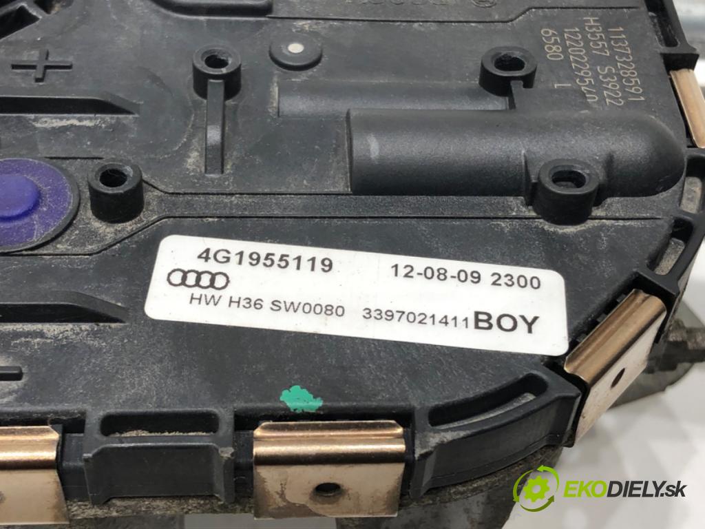 AUDI A6 C7 (4G2, 4GC) 2010 - 2018    3.0 TDI quattro 180 kW [245 KM] olej napędowy 2011 - 2018  Mechanizmus stieračov predný 4G1955023A 4G1955119 (Motorček stieračov predný)