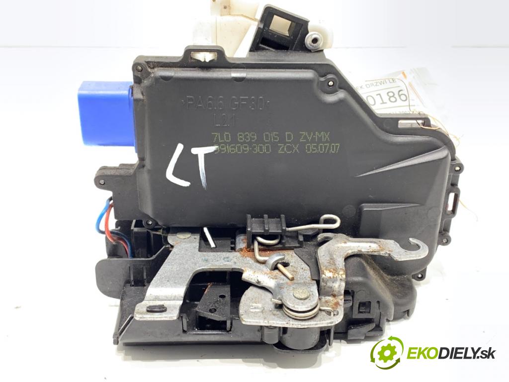 VW GOLF V (1K1) 2003 - 2010    2.0 TDI 103 kW [140 KM] olej napędowy 2004 - 2008  zámok dveře levý zadní část 7L0839015D